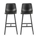 CASA Living Barstole Oregon Barstol - 2 stk i Sort, 1
