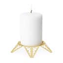 Georg Jensen Bloklysestage Christmas Collectibles CC 2022 Lysestage i guld, 1