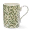Spode Krus og kopper med hank Morris & Co Krus i Grøn/hvid/orange, 1