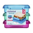 Sistema Madkasser Madkasse - 3 stk. i Blue/Teal/Pink, 1