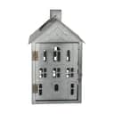 Casa Christmas Bloklysestage Lanterne i Zink, 33,8 cm, 1