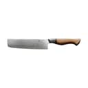 Ryda Knives Grøntsagsknive ST650 Nakirikniv i rustfrit stål/brun, 1