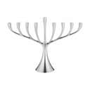 Georg Jensen Kronelysestage Cobra Menorah Lysestage i Sølvfarvet, 1