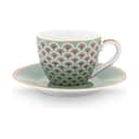 PIP Studio Espressokopper Blooming Tales Espressokop m. underkop i Blue, 1