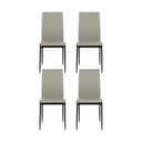 CASA Living Spisebordsstole Demina Spisebordsstol - 4 stk. i Taupe, 1