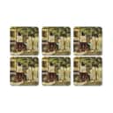 Pimpernel Glasbrikker og coasters Pimpernel Glasbrikker - 6 stk. i Multifarvet/Pariserscener, 1