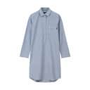Lexington Pyjamas Icons Pyjamasskjorte Organic Dame i Blue/White, M, 1