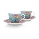 PIP Studio Espressokopper Flower Festival Espressokop - 2 stk. i Blue, 1
