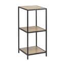 CASA Living Reoler og tilbehør Seaford Reol i Natur/sort, 82,5 cm, 1