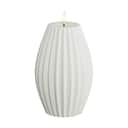 Deluxe Homeart LED-lys Real Flame Flame LED Rillelys i Hvid, H15 x Ø10 cm, 1