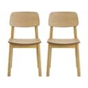 CASA Living Spisebordsstole Barlow Spisebordsstol - 2 stk i Natur, 1