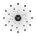 Karlsson Vægure Sunburst Vægur i Sort, 50 cm, 1