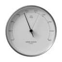 Georg Jensen Vejrstationer Henning Koppel Koppel Vejrbarometer i Hvid/Stål, 1