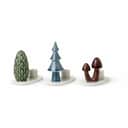 Dottir Kronelysestage Winter Stories Flock Mushroom Lysestage - 3 stk. i Mushroom, 1