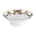 Royal Copenhagen Serveringsskåle Stjerne Riflet Jul Serveringsskål i Grøn/hvid/rød, 18 cm, 1
