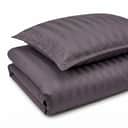 Casa Decór Sengetøj Dreamers Stripe Sengetøj i Anthracite, B140 x L200 cm, 1