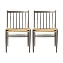 FDB Møbler Spisebordsstole J80 Spisebordsstol - 2 stk i Moss Grey (NCS S6005-G50Y), 1
