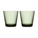 Iittala Vandglas Kartio Vandglas - 2 stk. i Pine Green, 21 cl, 1