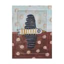 Creative Collection Plakater Billede - Brett birdy Illustration med ramme i Blå, 1