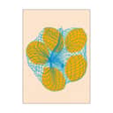 Poster&Frame Plakater Rosi Feist Plakat - Five lemons in a net bag i B50 x L70 cm, 1