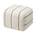 Broste Copenhagen Puffer Sigrid Puf i Beige/sort, 1