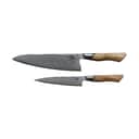 Ryda Knives Knivsæt A-73 Gavesæt - 2 dele i rustfrit stål/brun, 1