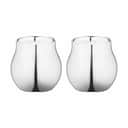 Georg Jensen Fyrfadsstage Cafu Fyrfadsstagesæt i Stål, 5,8 cm, 1