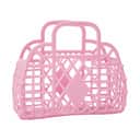 Sun Jellies Øvrigt interiør Retro Basket Mini Retro Taske - Mini i Bubblegum Pink, 1