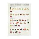 Poster&Frame Plakater plakat - Årstidernes frugter i multifarvet, B50 x L70 cm, 1