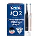 Oral-B Eltandbørster iO2 Duo Elektrisk Tandbørste i Sort + Pink, 1