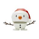 Hoptimist Julefigurer Christmas Snowman - Baby Santa i Hvid, 7,5 cm, 1