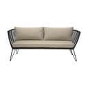 Bloomingville Havesofaer Mundo Sofa i Sort, 175 cm, 1