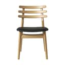 FDB Møbler Spisebordsstole J48 Spisebordstol i Natur/Antracit, 80 cm, 1