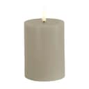 Sirius LED-lys Sille LED Bloklys i Warm Grey, H10 x Ø7,5 cm, 1