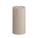Deluxe Homeart LED-lys Real Flame LED Bloklys i Rose, 15 cm, 1