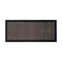 Tica Copenhagen Gulvtæpper Dot Gulvtæppe i Sort/sand, B67 x L150 cm, 1