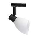 Herstal Loftlamper Cut Spotlight i Sort/Opal glas, 1