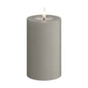 Deluxe Homeart LED-lys Real Flame LED Bloklys i Sand , 12,5 cm, 1