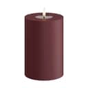 Deluxe Homeart LED-lys Real Flame LED Udendørs Bloklys i Bordeaux, 15 cm, 1