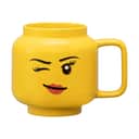 LEGO Børnekopper Krus - Winking Girl i Winking Girl, 530 ml, 1
