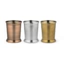 Mixology by CASA Living Cocktailglas MIXOLOGY Mint Julep Krus - 3 stk. i mat stål, guld, kobber, 35 cl, 1