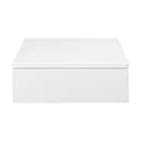 CASA Living Sengeborde Avignon Natbord i Hvid, 13 cm, 1