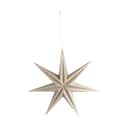 Casa Christmas Juleophæng Papirstjerne i Guldglimmer, 20 cm, 1
