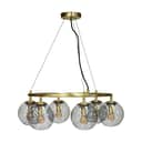 Dyberg Larsen Loftlamper Como Loftlampe i Messing/ smoke, 1