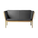 FDB Møbler Sofaer J148 Sofa i Sort læder, 1