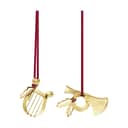 Georg Jensen Juleophæng Christmas Collectibles CC 2026 Juleornament - 2 stk. i Guldfarvet, 1