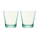 Iittala Vandglas Kartio Vandglas - 2 stk. i Vandgrøn, 21 cl, 1