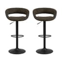 CASA Living Barstole Grace Barstol - 2 stk i Antracit, 1