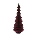 Casa Christmas Juletræer Papir Juletræ i Bordeaux, H160 x Ø61 cm, 1