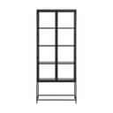 CASA Living Reoler og tilbehør Seaford Vitrine i Sort, 185,6 cm, 1